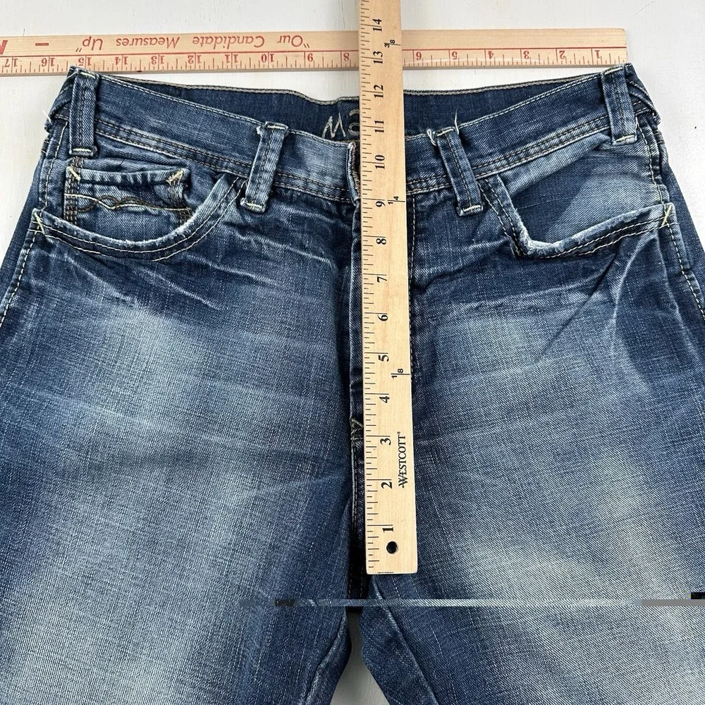 VTG Y2K Mavi‎ Matt Relaxed Straight Leg Jeans Men's 31x32 Mid Rise Blue Denim